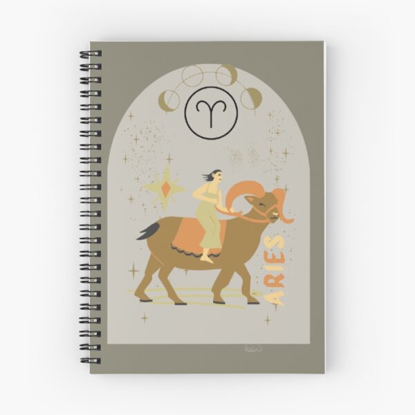 Item preview, Aries Zodiac Art – Fiery Witchy Astrology Design designed and sold by CreativeDazzleStudio.