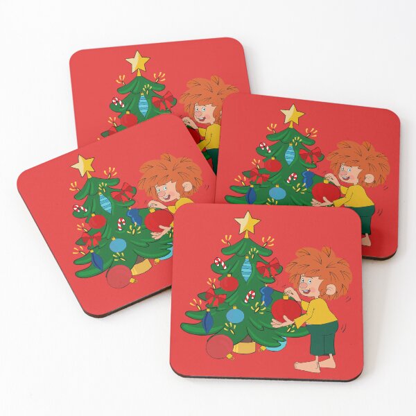 Item preview, Pumuckl bereitet Weihnachtsbaum vor designed and sold by DieViolettHund.
