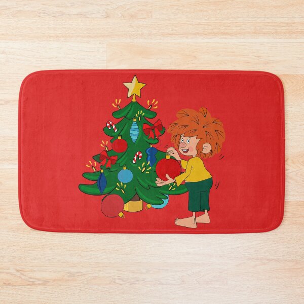 Item preview, Pumuckl bereitet Weihnachtsbaum vor designed and sold by DieViolettHund.
