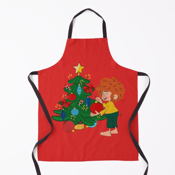 Item preview, Pumuckl bereitet Weihnachtsbaum vor designed and sold by DieViolettHund.
