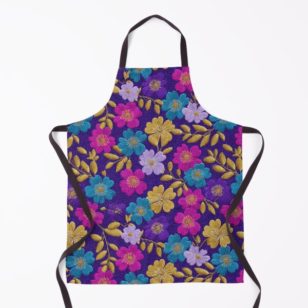 Item preview, Trendy Soft Floral Embroidered Print For Carnation Fan designed and sold by RoyalStarsPatts.