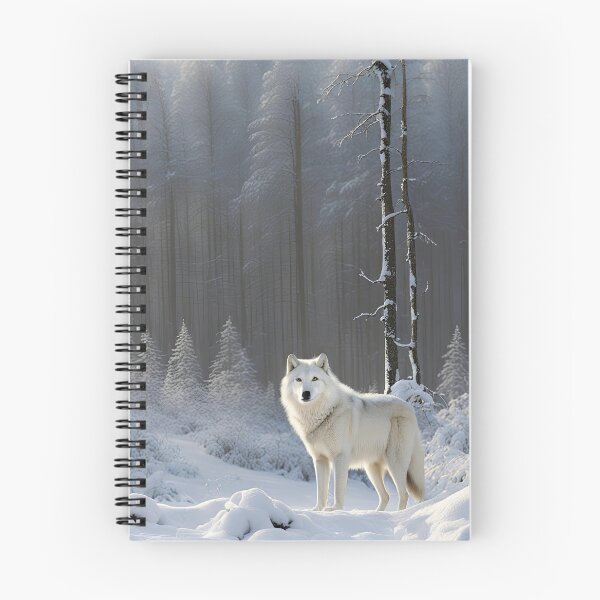 Item preview, Majestic Wolf in Snowy Forest designed and sold by Stephanie Laird.