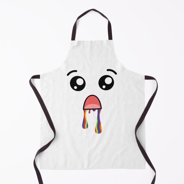 Item preview, Cute kawaii surprised rainbow drooling face designed and sold by BlushyPrint.