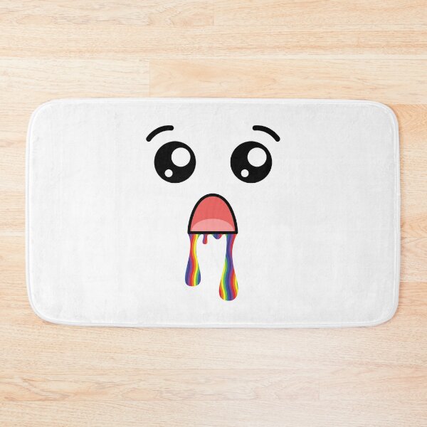 Item preview, Cute kawaii surprised rainbow drooling face designed and sold by BlushyPrint.