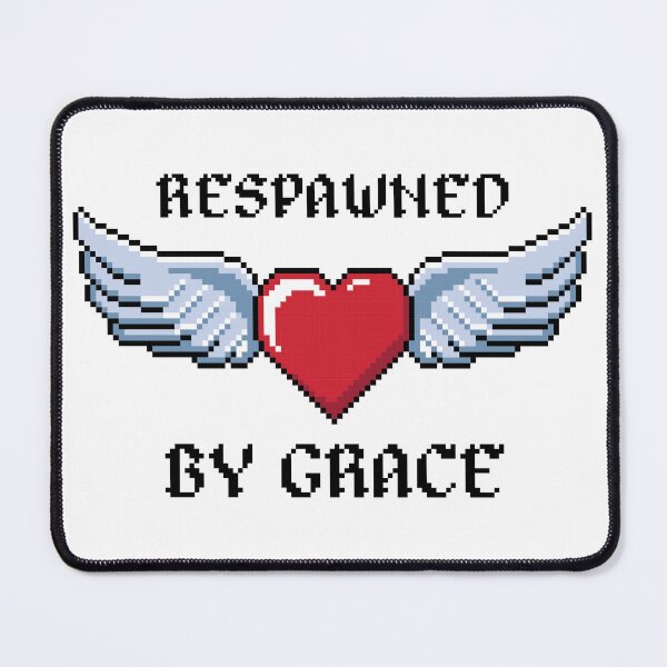 Item preview, Respawned by Grace | Christian Gamer Design designed and sold by GeeksterGraphics.