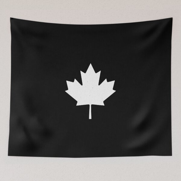Item preview, Minimal Maple Leaf Outline Vintage Texture designed and sold by Paper Drip.
