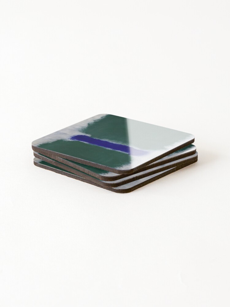 Thumbnail 4 of 5, Coasters (Set of 4), Mark Rothko abstract, Mark Rothko art, Mark Rothko artist, Mark Rothko canvas, Mark Rothko color field, Mark Rothko contemporary, Mark Rothko design, Mark Rothko expressionism designed and sold by AlarIkoArt.