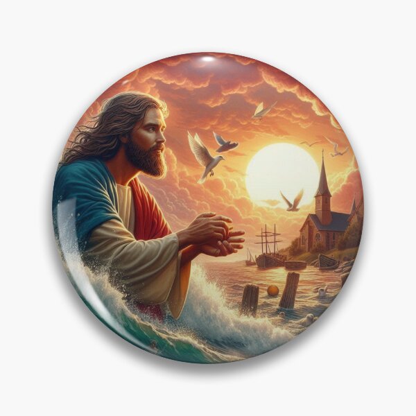 Item preview, Jesus holding back your worries designed and sold by JesusClub.