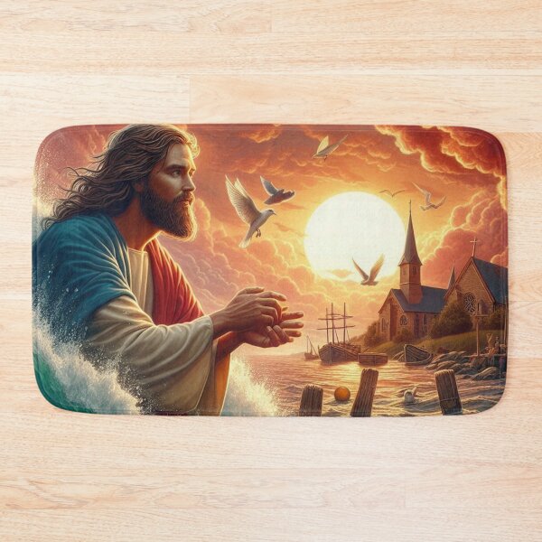Item preview, Jesus holding back your worries designed and sold by JesusClub.