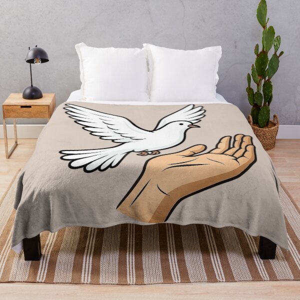 Item preview, Hand Releasing a Dove - Symbol of Freedom & Peace designed and sold by Myra365Art.