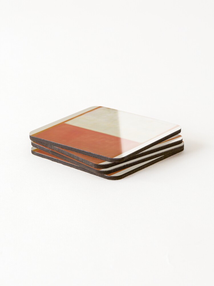 Thumbnail 4 of 5, Coasters (Set of 4), Mark Rothko abstract, Mark Rothko art, Mark Rothko artist, Mark Rothko canvas, Mark Rothko color field, Mark Rothko contemporary, Mark Rothko design, Mark Rothko expressionism designed and sold by AlarIkoArt.