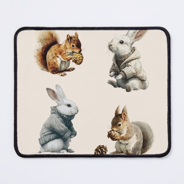 Item preview, Rabbi and Squirrel | T-Shirt designed and sold by NicolasGlowArt.