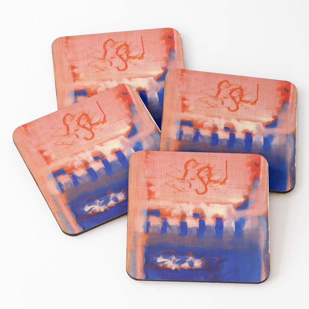 Item preview, Coasters (Set of 4) designed and sold by AlarIkoArt.