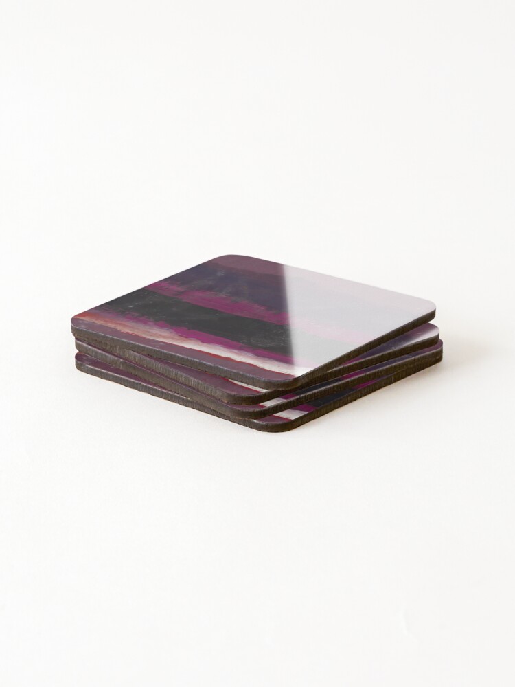Thumbnail 4 of 5, Coasters (Set of 4), Mark Rothko abstract, Mark Rothko art, Mark Rothko artist, Mark Rothko canvas, Mark Rothko color field, Mark Rothko contemporary, Mark Rothko design, Mark Rothko expressionism designed and sold by AlarIkoArt.
