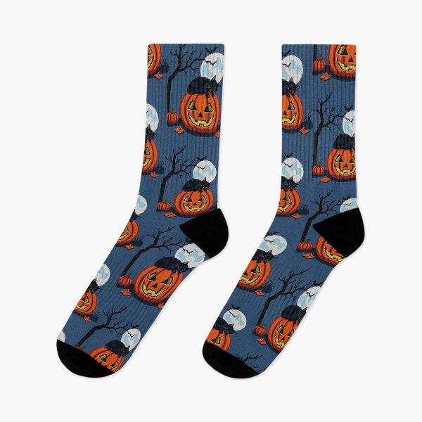 Item preview, Black Cat and Pumpkin Cross Stitch  – Cute Halloween Embroidery  designed and sold by MiraLumeStudio.