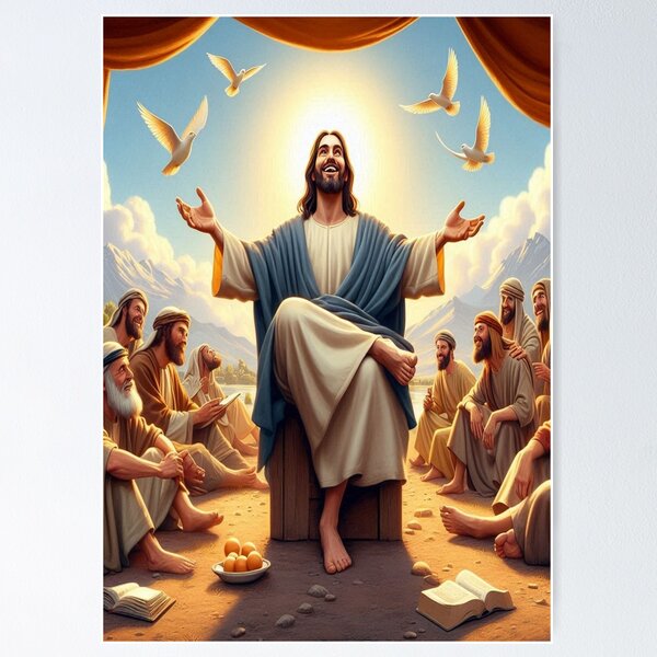 Item preview, Jesus enjoying life designed and sold by JesusClub.