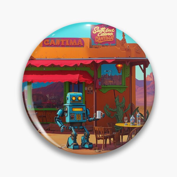Item preview, Cantina Morning: Robot’s First Cup of Cowboy Coffee ☕ designed and sold by DigitKabluey.