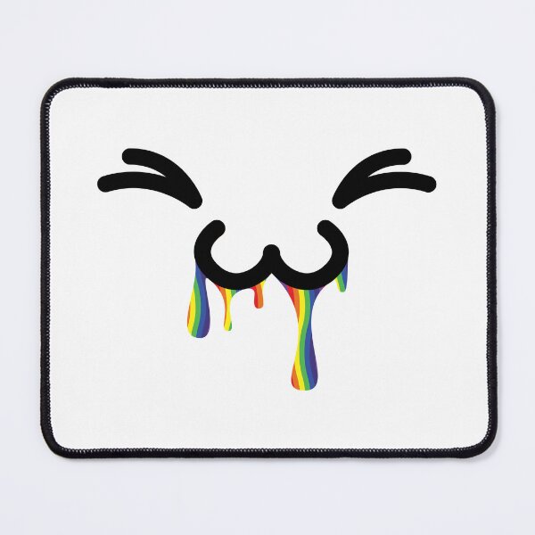 Item preview, Cute kawaii uwu rainbow drooling face designed and sold by BlushyPrint.