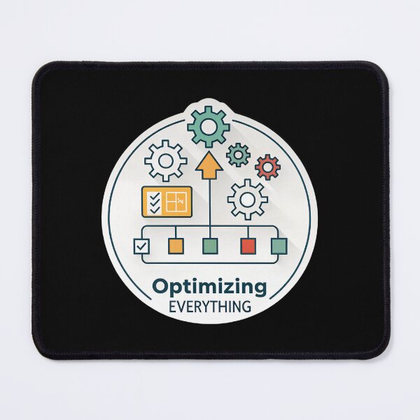Item preview, Optimizing Everything  | Industrial Engineering Process Flow designed and sold by VividOrganica.