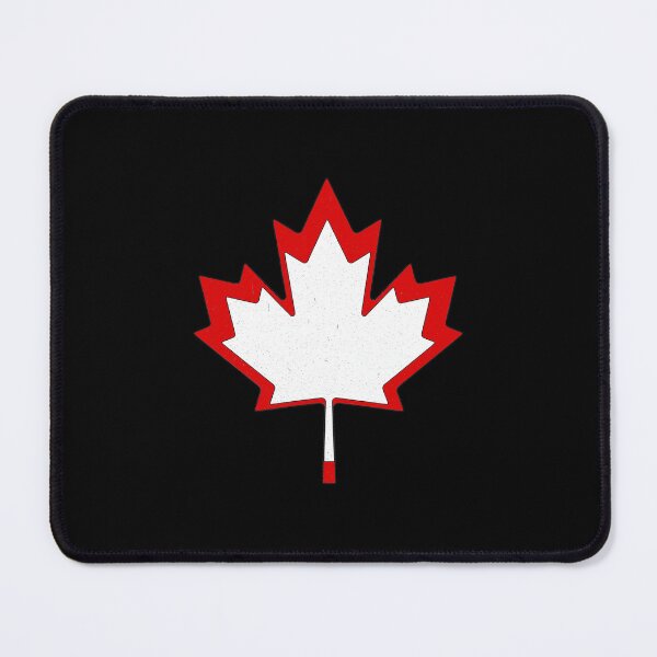 Item preview, Minimal Maple Leaf Outline Vintage Texture designed and sold by Paper Drip.