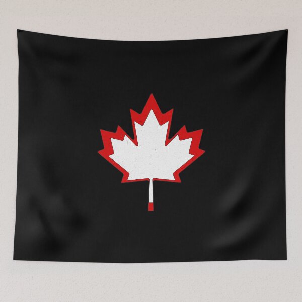 Item preview, Minimal Maple Leaf Outline Vintage Texture designed and sold by Paper Drip.
