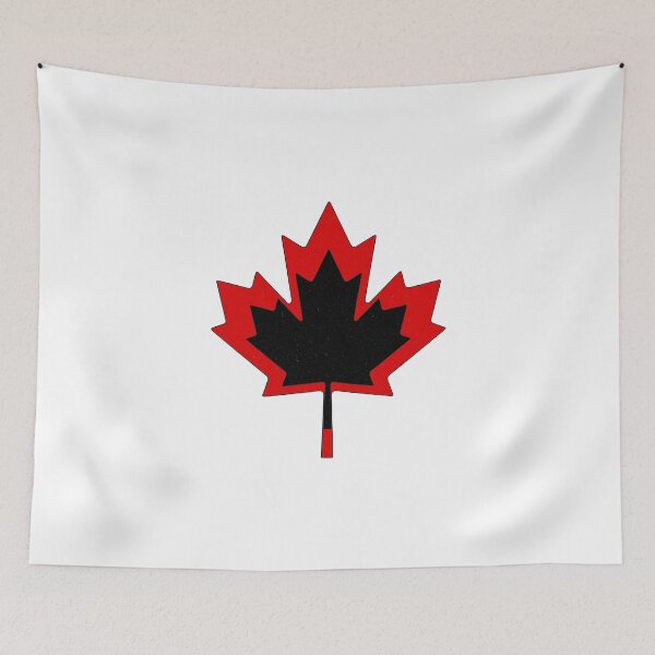 Item preview, Minimal Maple Leaf Outline Vintage Texture designed and sold by Paper Drip.