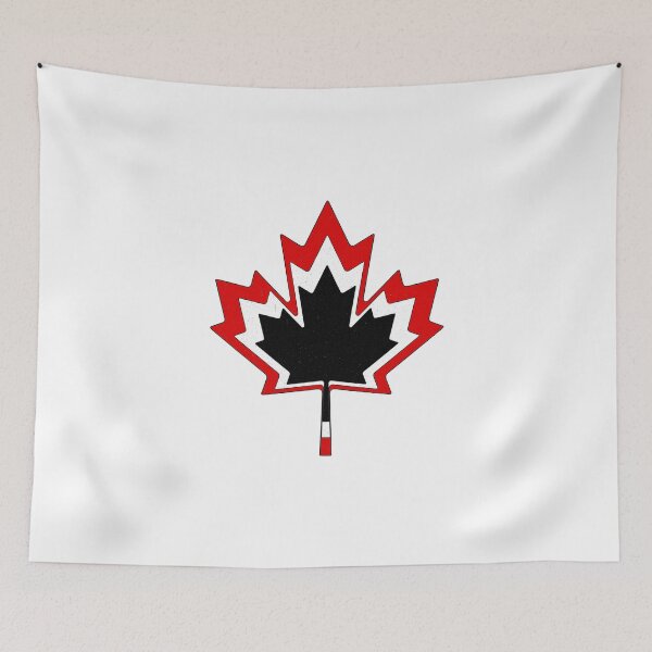 Item preview, Minimal Maple Leaf Outline Vintage Texture designed and sold by Paper Drip.