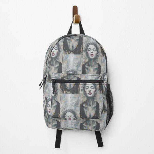 Artikelvorschau, Stimmungsvolles abstraktes Frauenporträt – Ausdrucksstarke Kunst von Merch, Limitierte Auflage entworfen und verkauft von HERIBERTOMARTHA.