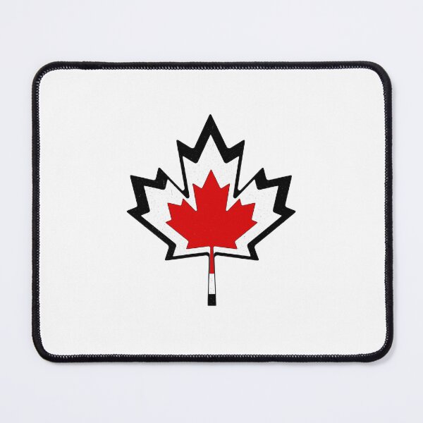 Item preview, Minimal Maple Leaf Outline Vintage Texture designed and sold by Paper Drip.