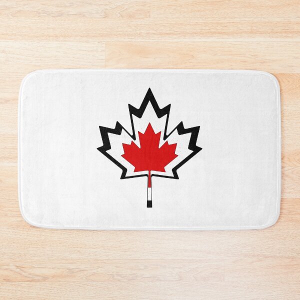 Item preview, Minimal Maple Leaf Outline Vintage Texture designed and sold by Paper Drip.