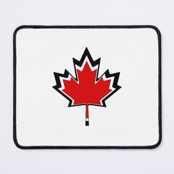 Item preview, Minimal Maple Leaf Outline Vintage Texture designed and sold by Paper Drip.