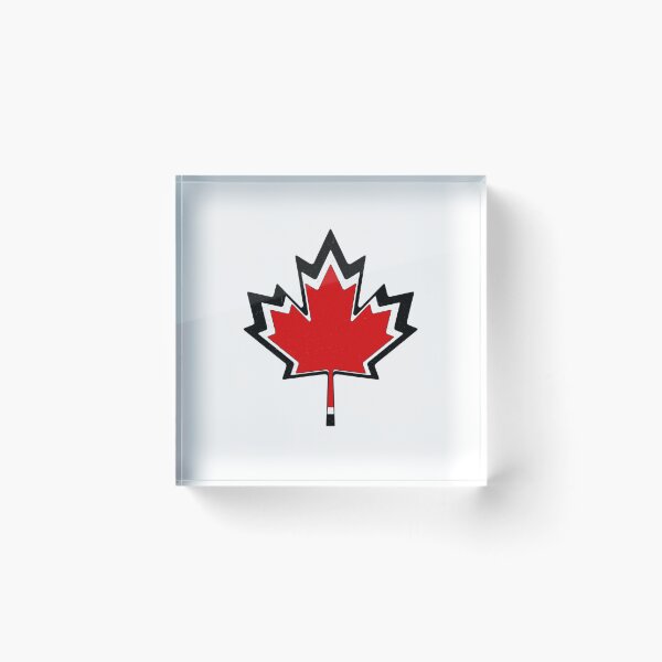 Item preview, Minimal Maple Leaf Outline Vintage Texture designed and sold by Paper Drip.