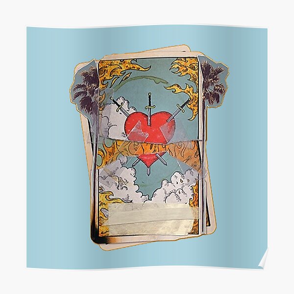 "Halsey heart tarot card" Poster by ExpressiveArt Redbubble
