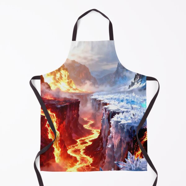 Item preview, Fire and Ice cliffs designed and sold by ArtBarnes.