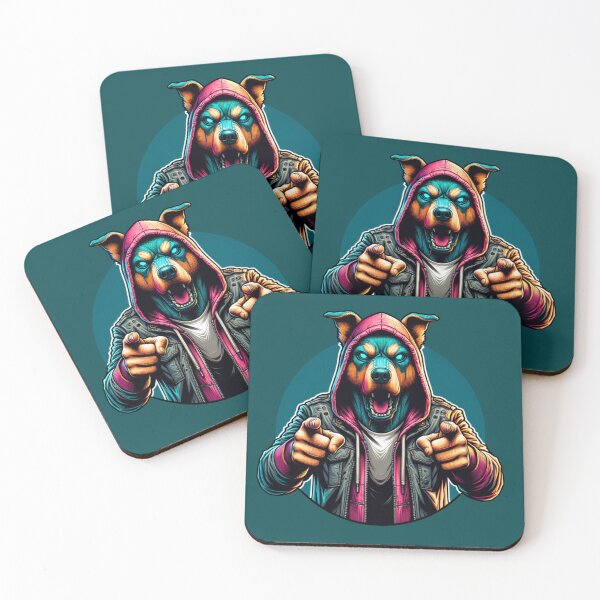 Item preview, Streetwise Dog in Hoodie designed and sold by All About DigiCraft by Fedelina.