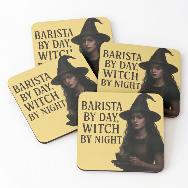 Item preview, Barista by Day, Witch by Night - Halloween for Barista Waiter Coffe designed and sold by FunnyPics4You.