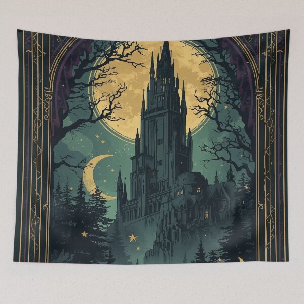 Item preview, The Crescent Keep designed and sold by AbstractAnom.