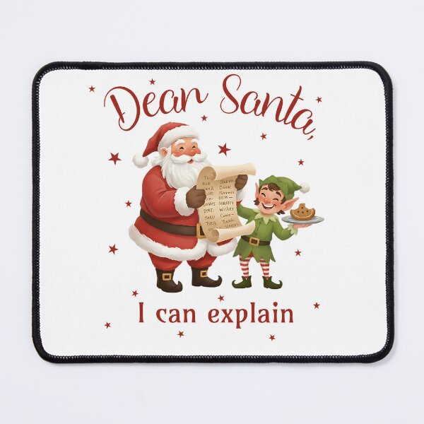 Item preview, Dear Santa I can explain  designed and sold by GraphicTeeHubs.