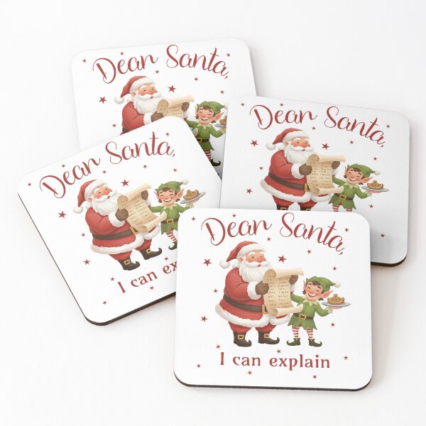 Item preview, Dear Santa I can explain  designed and sold by GraphicTeeHubs.