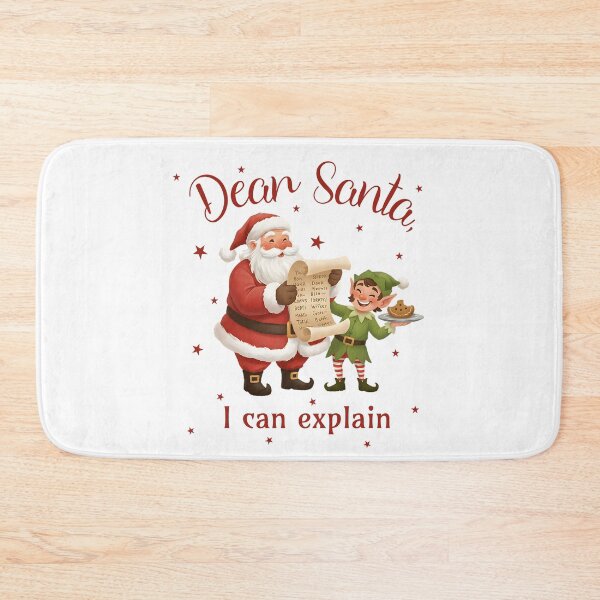 Item preview, Dear Santa I can explain  designed and sold by GraphicTeeHubs.