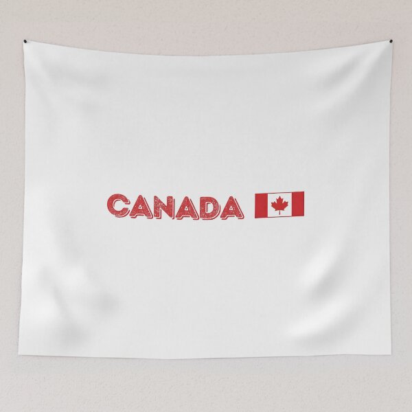 Item preview, Canada Flag Wordmark Minimalist Design designed and sold by Paper Drip.