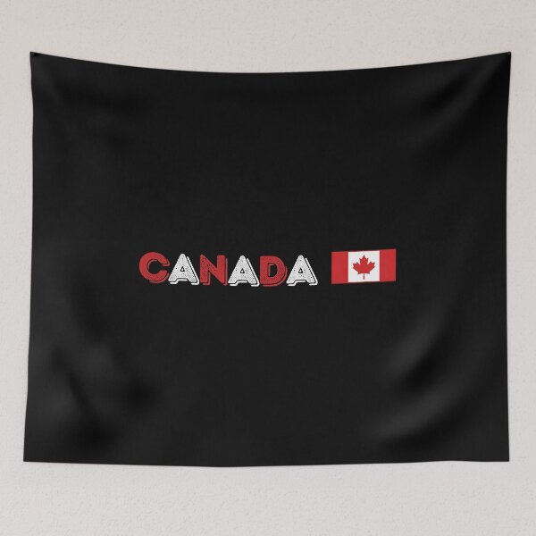 Item preview, Canada Flag Wordmark Minimalist Design designed and sold by Paper Drip.