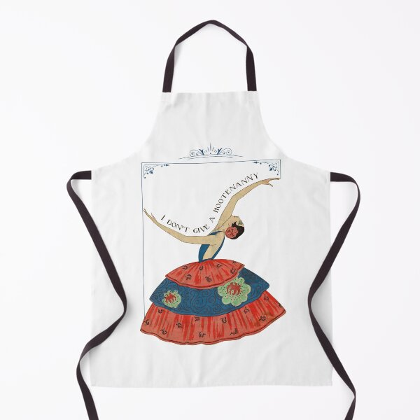 Item preview, I Don’t Give a Hootenanny" – Vintage Art Nouveau Dancing Lady Typography Design designed and sold by Grungey24.