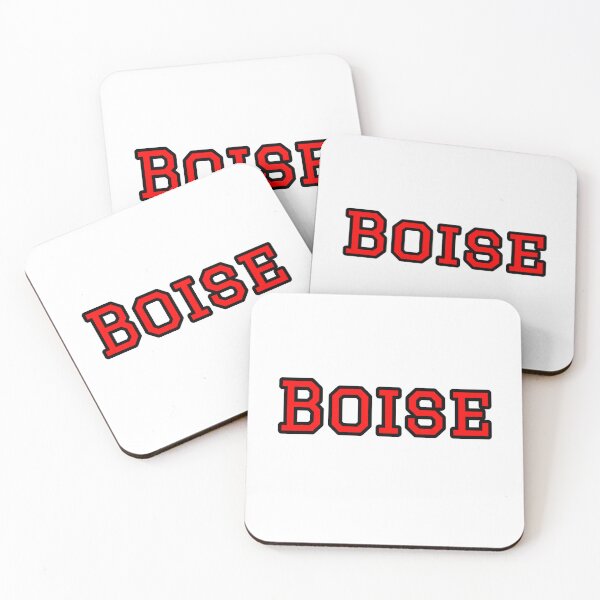 Item preview, Boise Script – Bold Red Lettering Design designed and sold by Long Family Gifts.