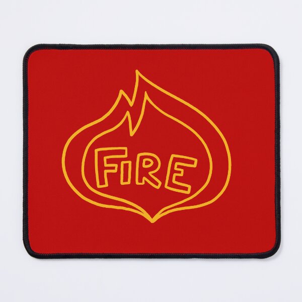 Item preview, Fire - yellow doodle designed and sold by PickledjoArt.