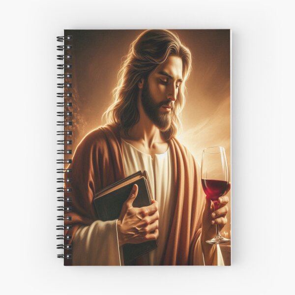 Item preview, Jesus holding wine glass designed and sold by JesusClub.