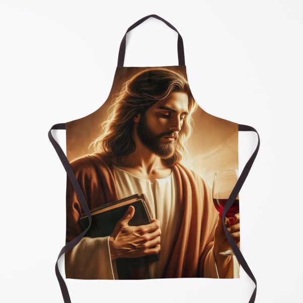 Item preview, Jesus holding wine glass designed and sold by JesusClub.