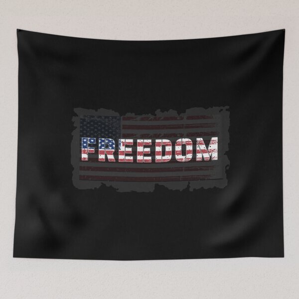 Item preview, Freedom US Flag Imprint Dark Flag Background designed and sold by GFamilyC.