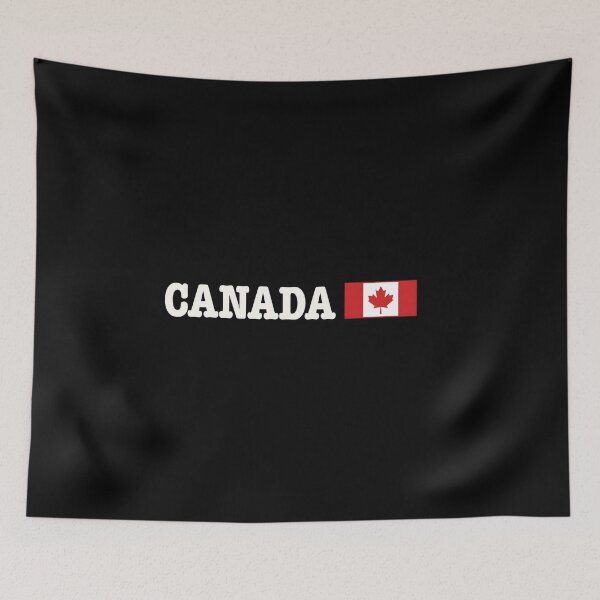 Item preview, Canada Flag Wordmark Minimalist Design designed and sold by Paper Drip.