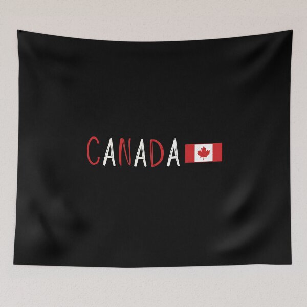 Item preview, Canada Flag Wordmark Minimalist Design designed and sold by Paper Drip.